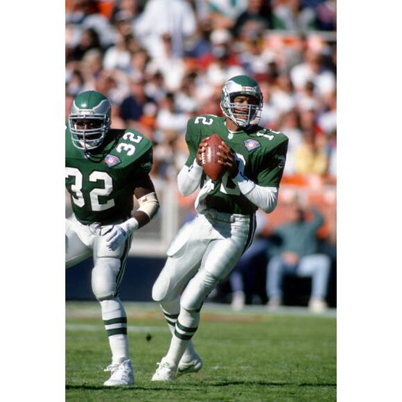 Philadelphia Eagles 90s COMPETITOR crew sweatshirt XL pullover kelly NFL vintage - Picture 4 of 5